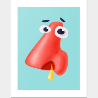 Funny Runny Nose Health Humor Posters and Art